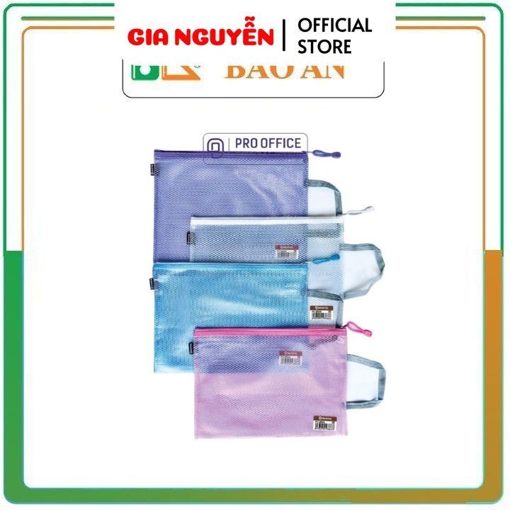 กระเป๋าเอกสารพร้อมที่จับ PRO OFFICE Solid Zipper PO-ZB301/304 Bao An - Gia Nguyeen