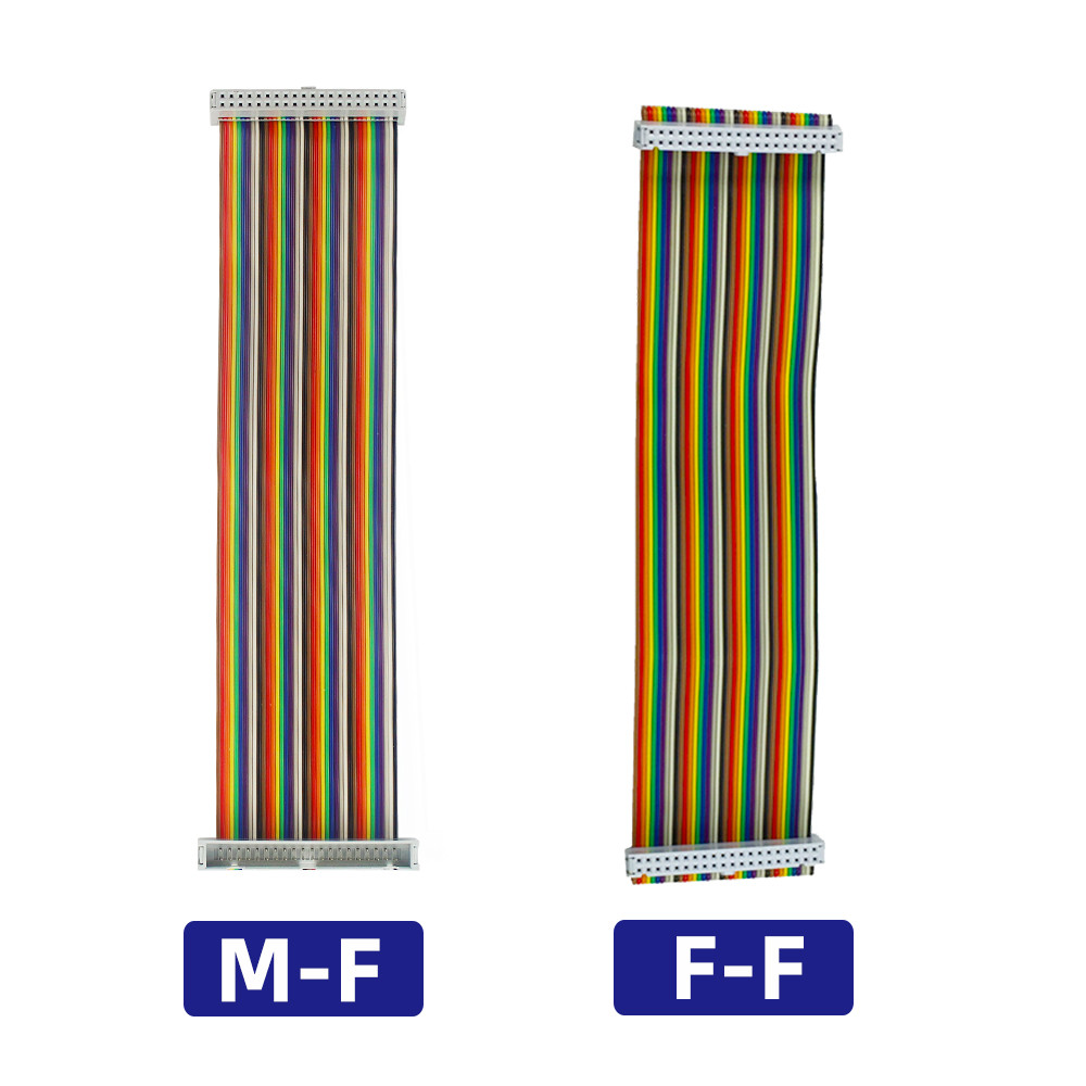 Raspberry Pi 40 Pin GPIO สายชายหญิงหรือหญิงสายต่ออะแดปเตอร์สําหรับสีส้ม Pi Raspberry Pi 5 4B 3B + 3B