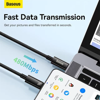 Baseus สายชาร์จเร็ว 240W Fast Charging Data Cable Type-C to Type-C สายชาร์จ type c