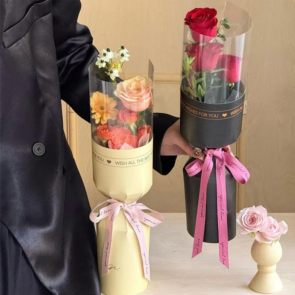 BEBETT ถุงช่อดอกไม้วันแม่,กระดาษห่อดอกไม้ช่อโรแมนติกกันน้ํา,วรรณกรรม ทําเอง เพื่อนสาววันเกิดถุงบรรจุภัณฑ์ - รูปที่ 3