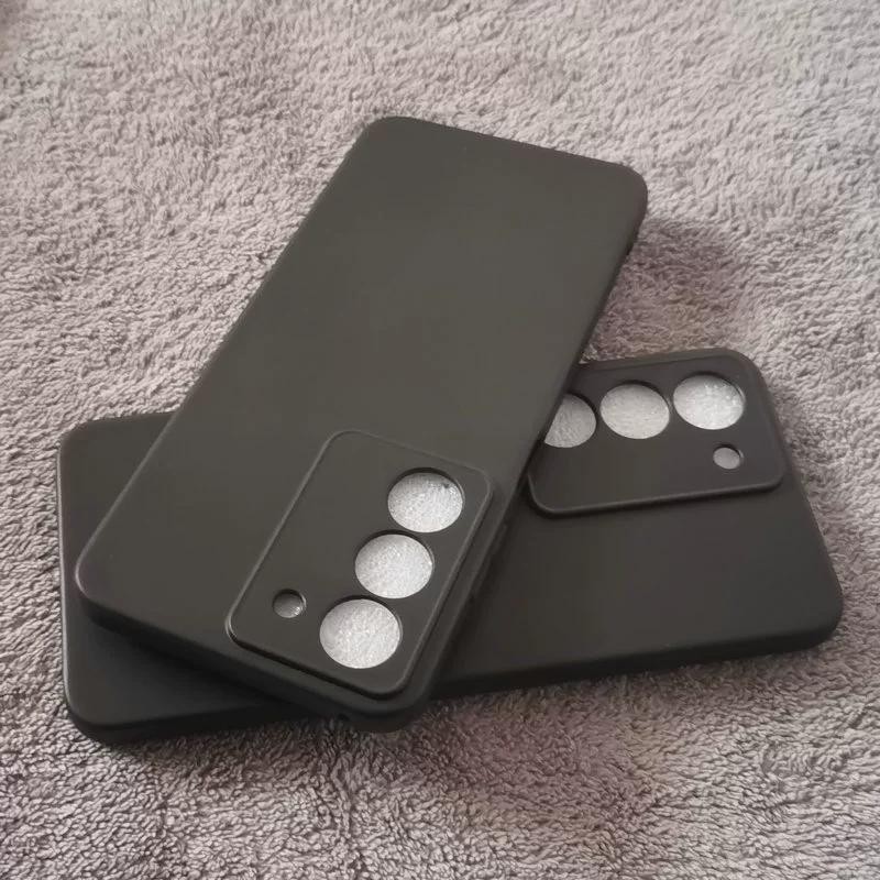 สําหรับrealme C75xปลอกสีดําซิลิโคนสีทึบTPUกันกระแทกเคสโทรศัพท์Realme C75x C 75x RMX5020 ป้องกันปกหลั