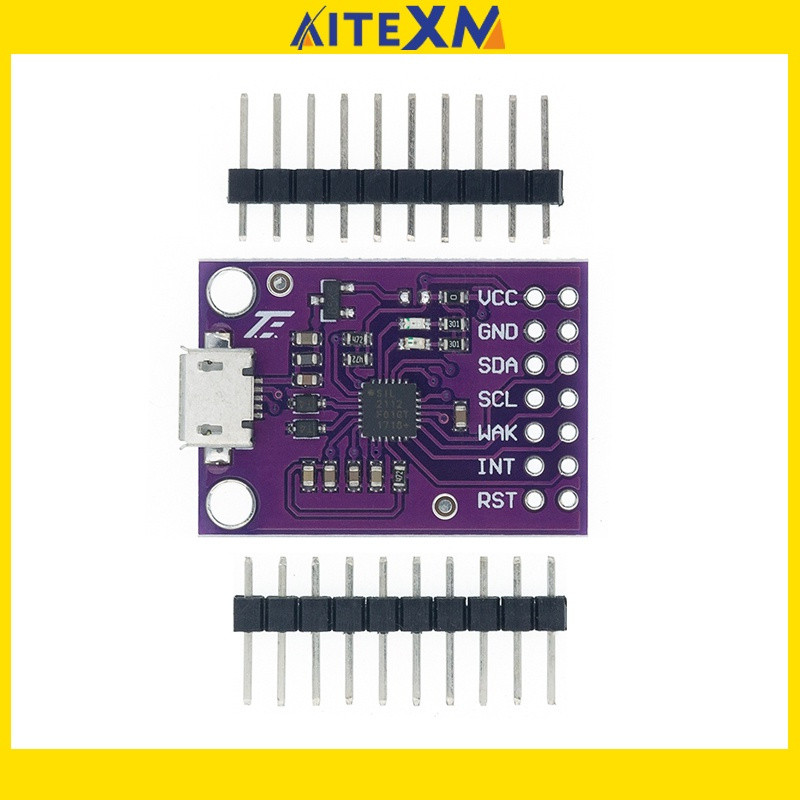 CP2112 Debug Board USB ถึง SMBus I2C โมดูลการสื่อสาร 2.0 MicroUSB 2112 การประเมินชุดสําหรับ CCS811 โ