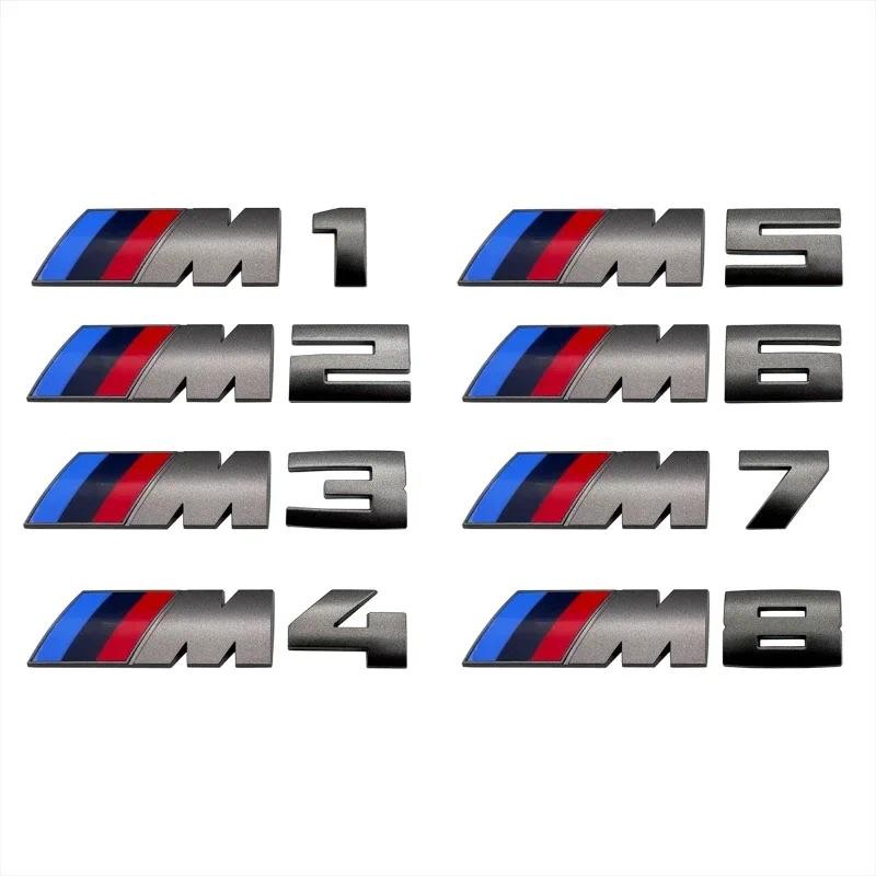 BMW สติกเกอร์รถTrunkสีเทาสําหรับBMW M1 M2 M3 M4 M5 M6 M7 M8 E34 E36 E61 E39 E60 E90 E92 E93 F10 F20 