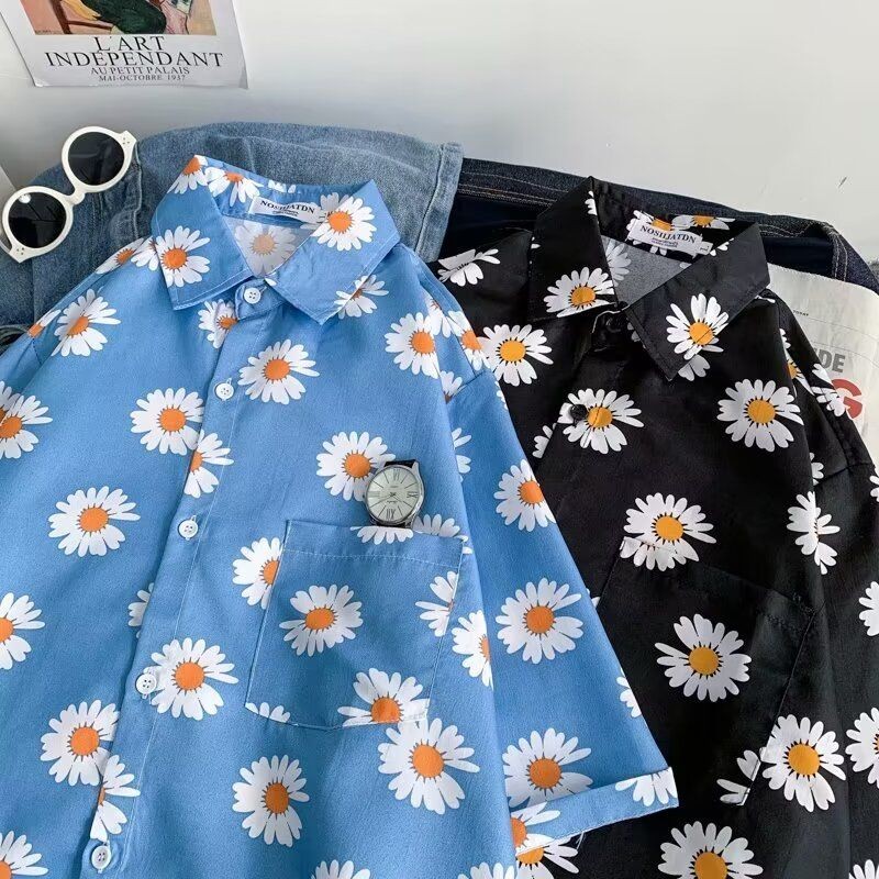 เอร์เชนชิ เสื้อลายดอกไม้แขนสั้น เสื้อคู่สงกรานต์ thumbnail 4