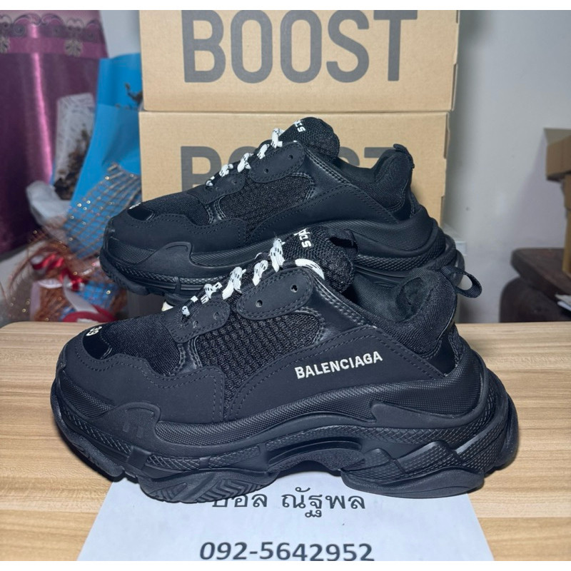 Balenciaga 39/26.0 Triple S Black