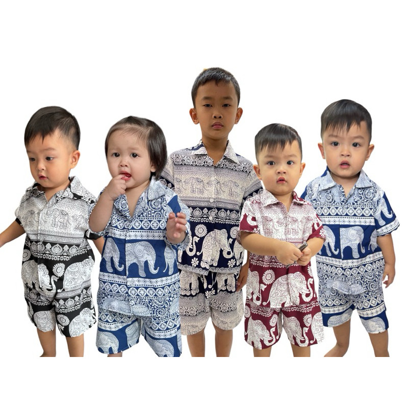 ชุดช้างโปโลเกรดพรีเมี่ยม‼️เสื้อเด็กคุณภาพดี ส่งเร็วมาก