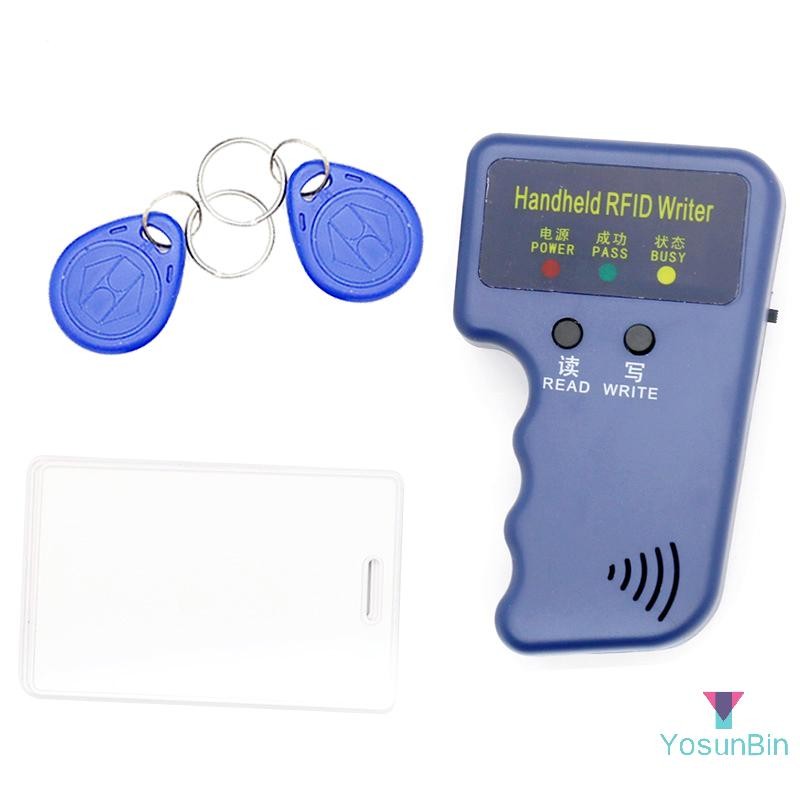 Yosunbin] 125KHz Rfid Card Reader Rfid Copier Duplicator Key Writer Programmer ID Card Cluster Programmer Writable Key Cards ใหม่