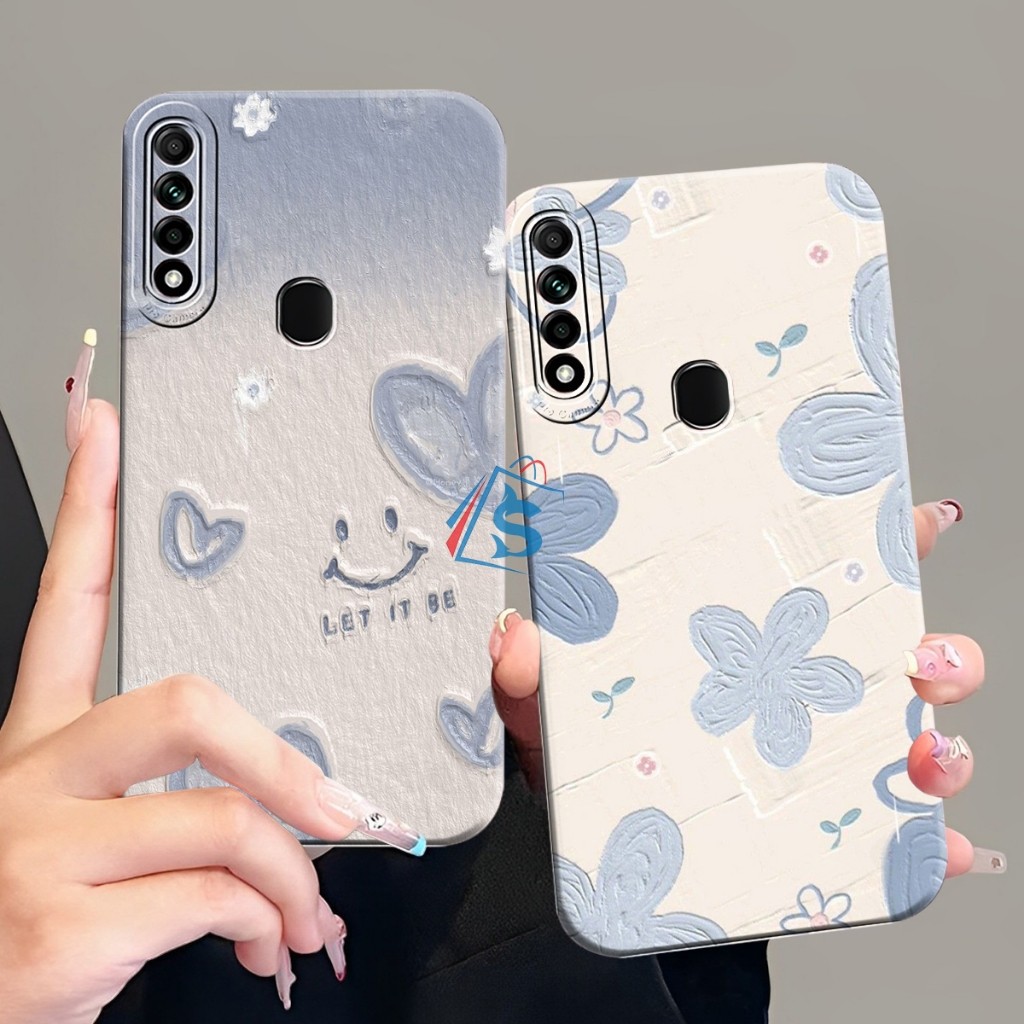 HP [SHARKCASE] Softcase OPPO A31 A8 A15 A15S A17 A17K A18 A38 A76 A96 A36 A52 A72 A92 A5 2020 A9 202