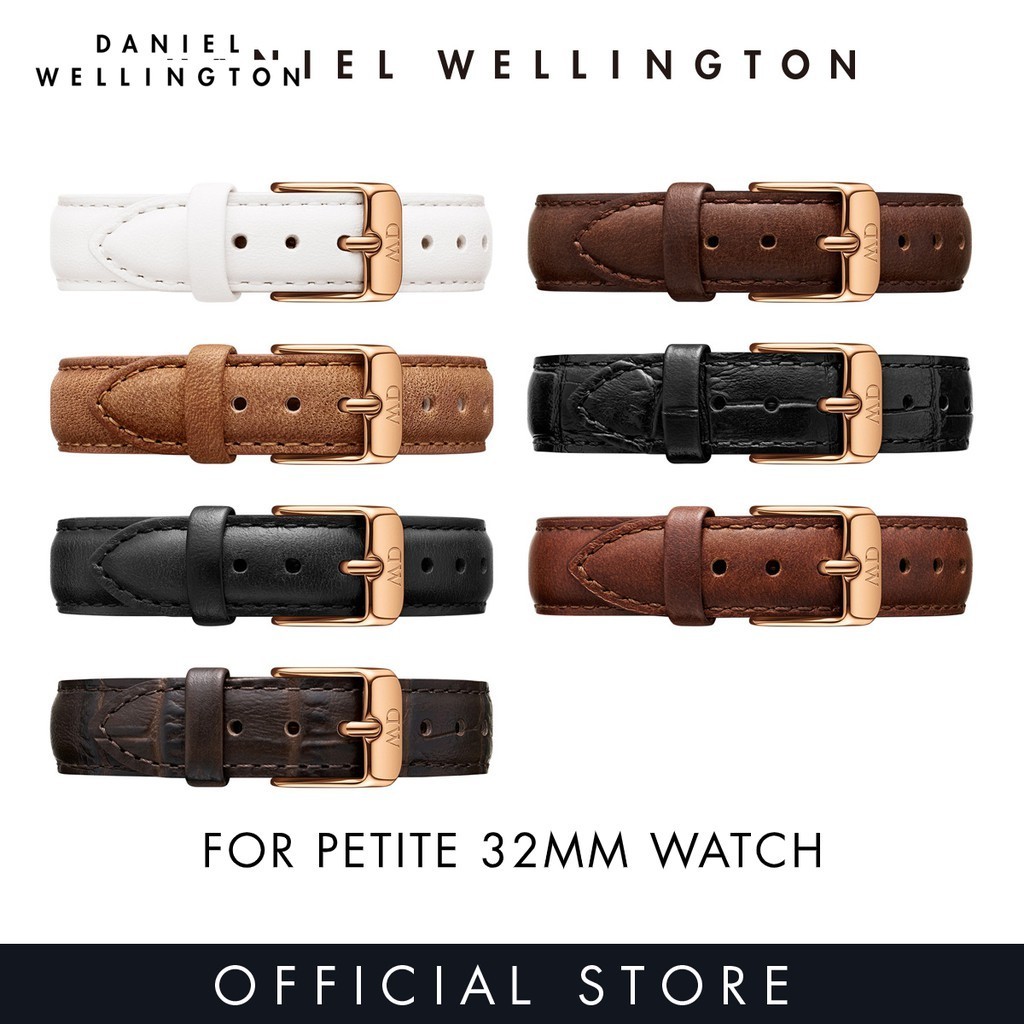 For Petite 32mm - Daniel Wellington Strap 14mm Leather - Leather watch band - For women - DW official