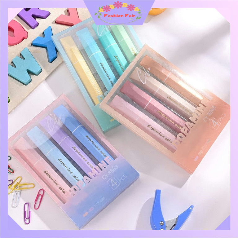 STABILO Fashion Fair - S6588 Highlighter Pastel / Highlighter Pen Journal Maker