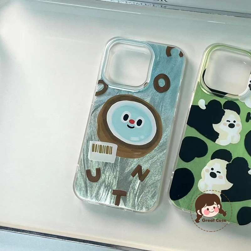น่ารักมะพร้าว Feather Shiny สําหรับ Vivo Y300 Y200 Y200E Y100 Y19s Y28 Y58 Y38 Y18 Y18s Y18E Y18T Y0