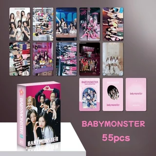 30-55pcs BM Hello Monsters Holographic การ์ด Lomo DRIP BABYMONS7ER โฮโลแกรม Photocards MONSTIEZ AHYEON ASA CHIQUITA PHARITA RAMI RORA RUKA เลเซอร์โปสการ์ดสินค้าราคาถูก CX