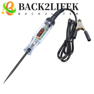 Back2lifek เครื่องทดสอบวงจรแรงดันไฟฟ้า,จอแสดงผลดิจิตอล 6V 12…