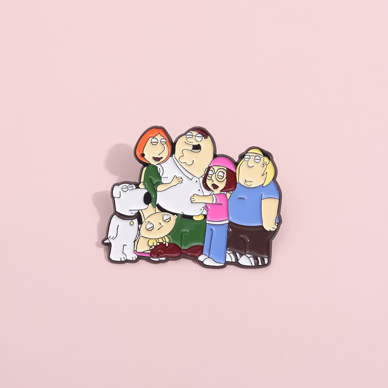 เข็มกลัดเคลือบ ลายการ์ตูน Family Guy ของขวัญสําหรับเพื่อน