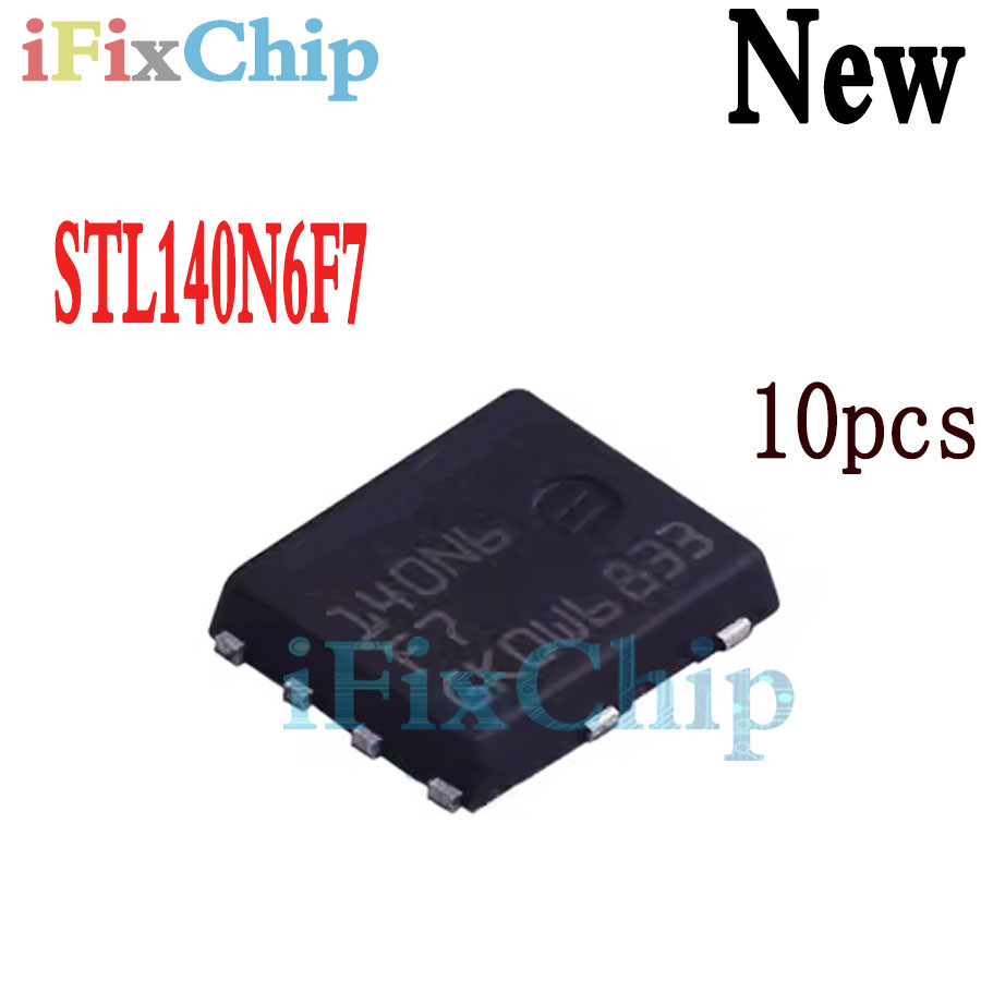 10 ชิ้นแบรนด์ใหม่ STL140N6F7 140N6F7 0V145A QFN