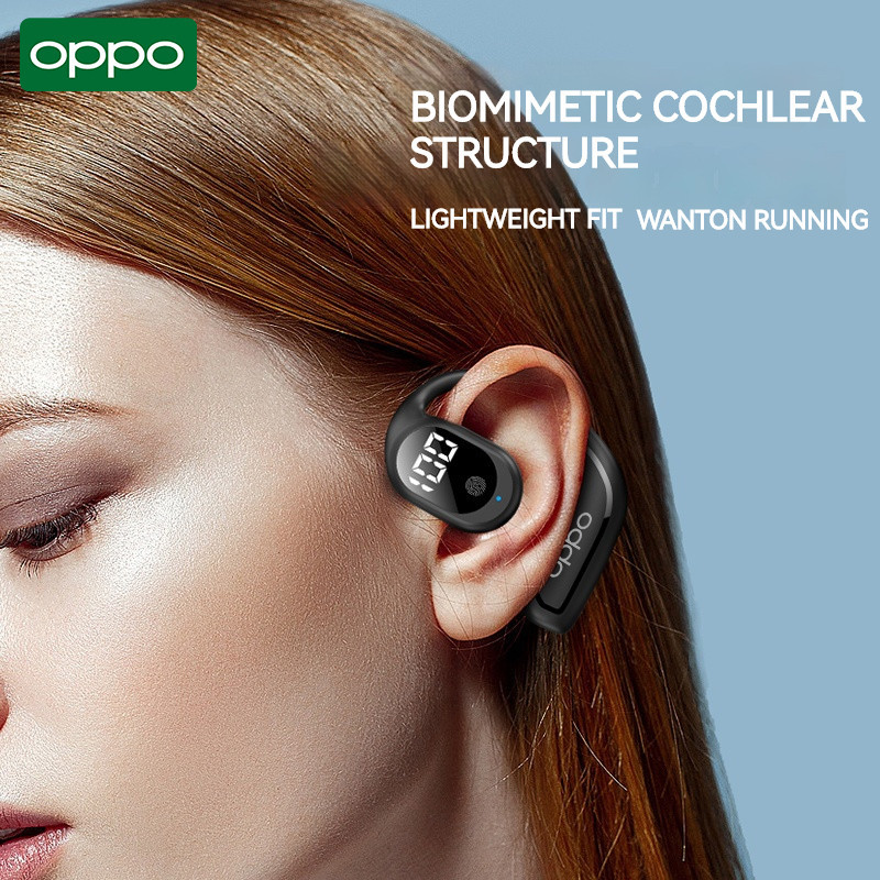 Cod ใหม่ OPPO FN-98 ชุดหูฟังบลูทูธไร้สาย 5.3 หน้าจอดิจิทัล สแตนด์บายนานมาก โทรได้ HD 2024