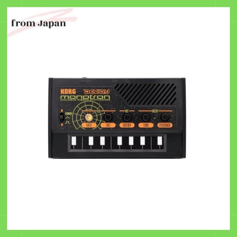KORG palm-sized analog synthesizer monotron DELAY monotron delay Simple layout, ideal for introductory use Built-in speakers Headphone compatibility Compact size for use anywhere