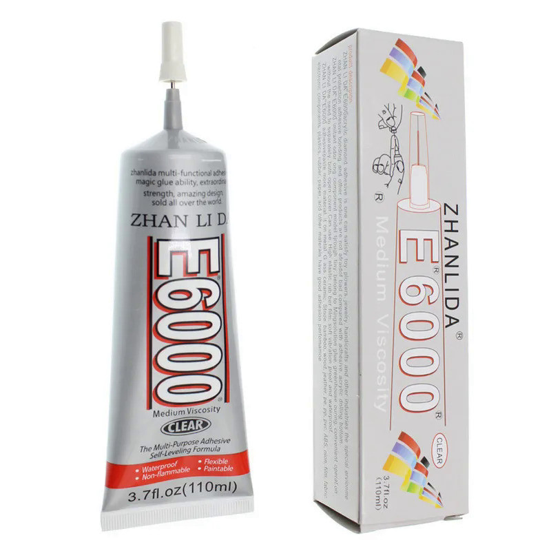E6000 Glue Mobile Phone Touch Screen Superglue Adhesive Telephone Glass Glue Repair Point Diamond Je