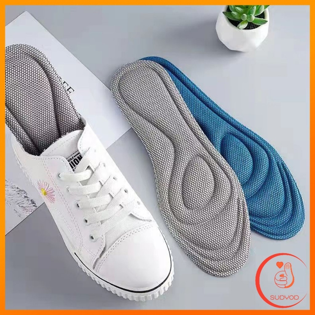 Sudyod แผ่นรองเท้าเพื่อสุขภาพ ใส่สบาย ป้องกันการปวดเท้า ขนาด 35-46 insoles