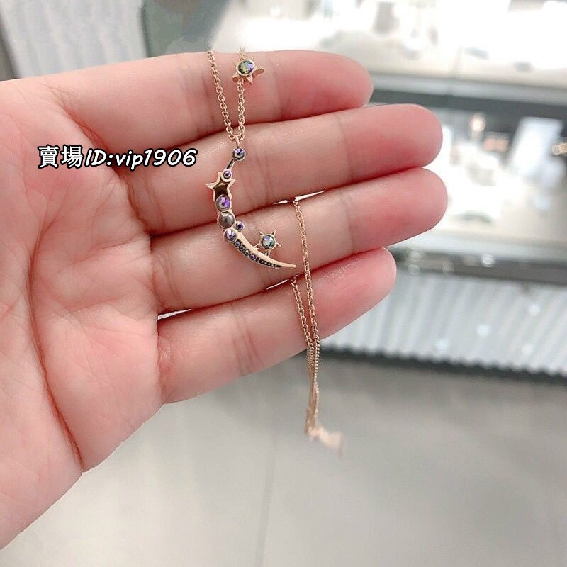 SWAROVSKI Night Starry Secret Necklaces Moon Pendant Bracelets  girlfriend goddess lover Valentine's