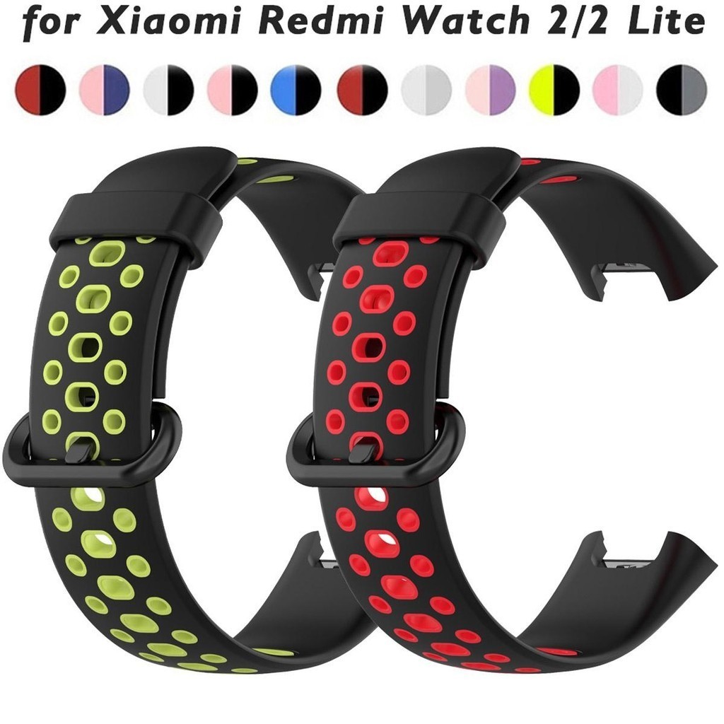 สายยาง Redmi Watch 2 Premium Tali Poco Pengganti Xiaomi Redmi Watch 2 Lite Silicone Motif Sport Band สายนาฬิกาอัจฉริยะ