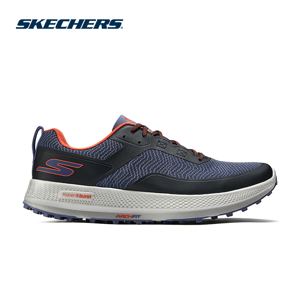 Skechers สเก็ตเชอร์ส รองเท้า ผู้ชาย Tech Running GOrun Razor Trl Shoes - 246077-BKOR