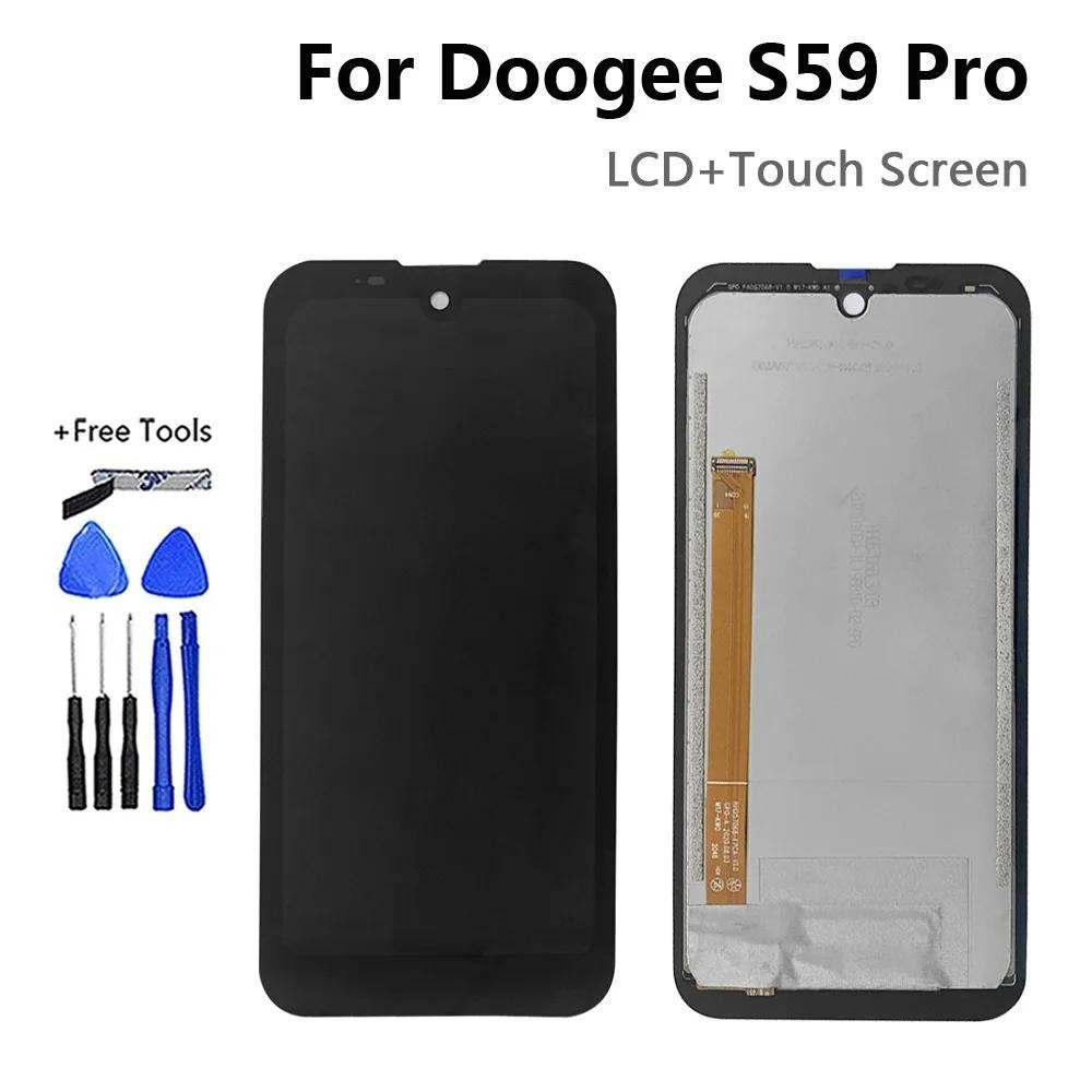 หน้าจอแสดงผล LCD ดิจิทัล LCD สําหรับ Doogee S59 Pro Doogee S59Pro