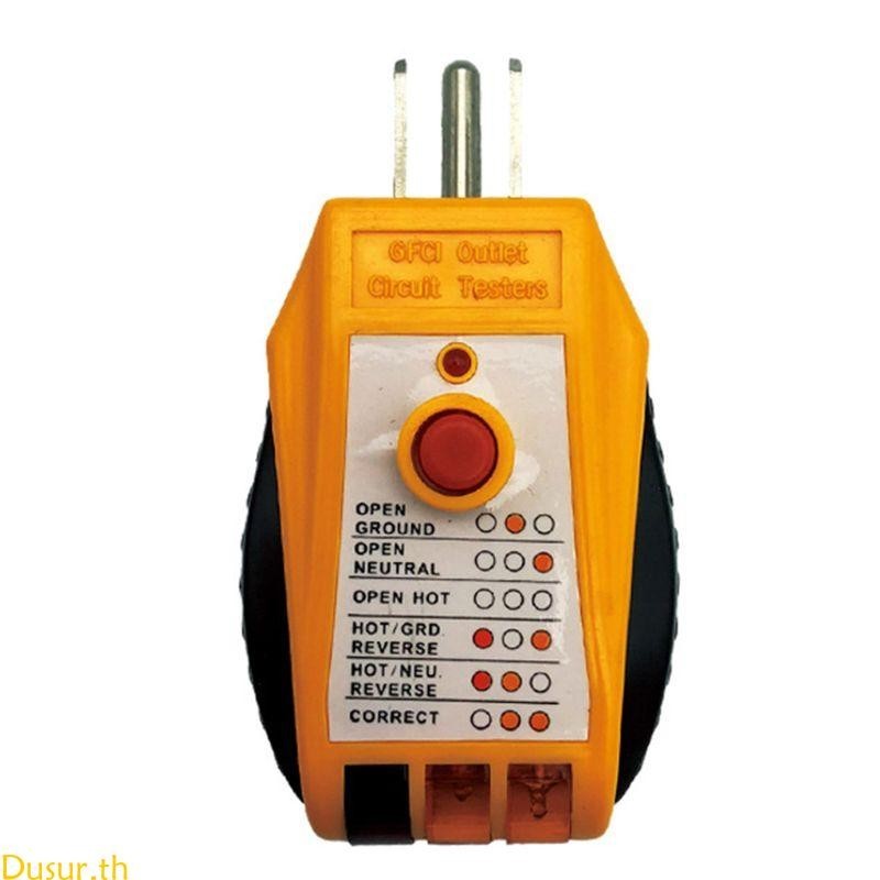 Outlet Tester Socket Detector for Standard AC Outlets Electric Circuit Monitor