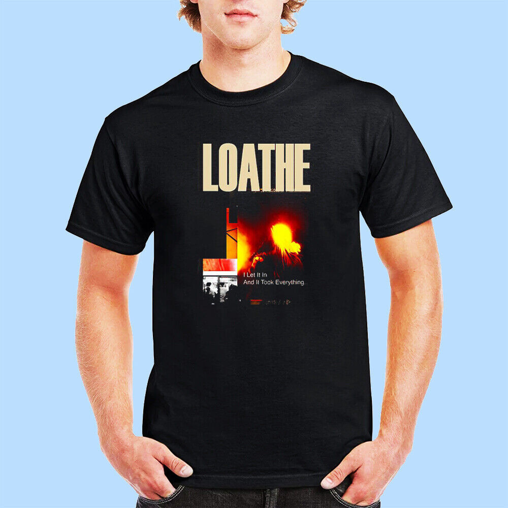 New Loathe Heavy - เสื้อยืดสีดําอัลบั้มโลหะ Gored