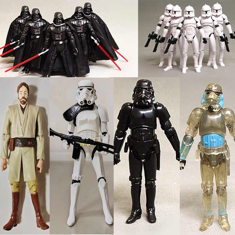 Star Wars Action Figure Stormtrooper Darth Vader Articulado เครื ่ องประดับของเล ่ นเด ็ กของขวัญ