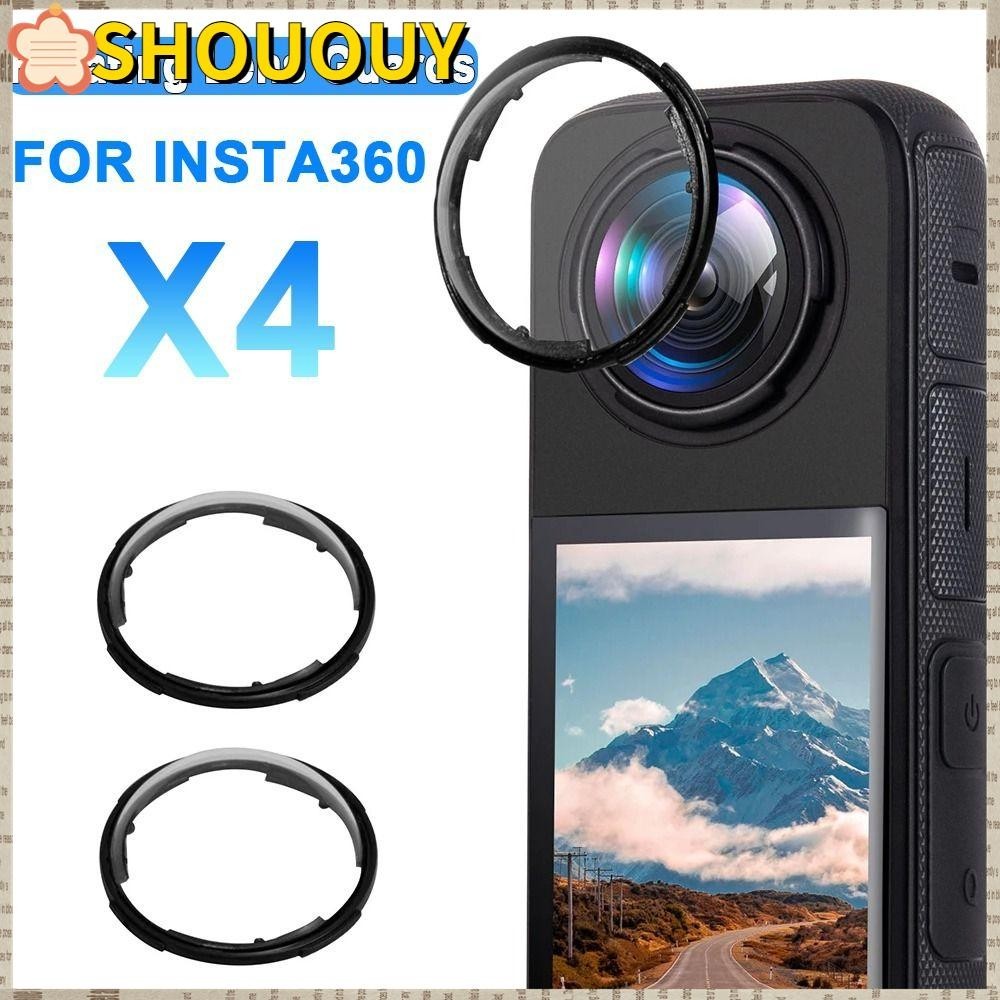 Shouyouy เลนส ์ Protector Cap, Anti-Scratch Panoramic เลนส ์ Guard, ฝาครอบหมุนอุปกรณ ์ เสริมป ้ องกันเลนส ์ Guards สําหรับ Insta360 X4