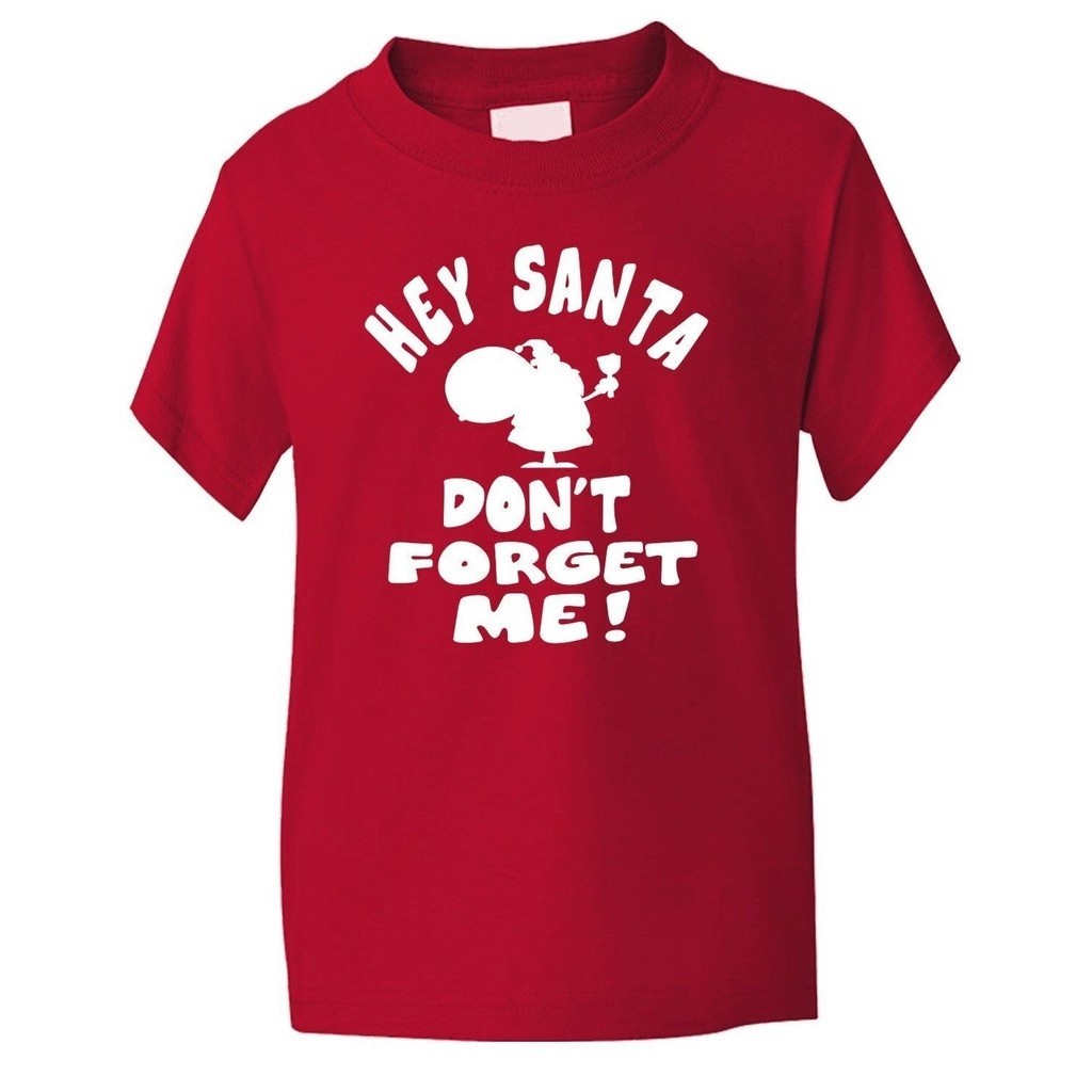 Hey Santa DonT Forget Me Funny Boys เสื้อยืดวันเกิด