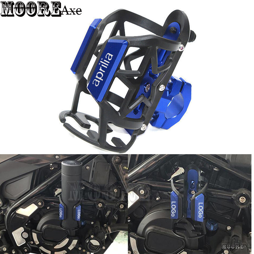 Mooreaxe สําหรับ Aprilia SR MAX SRMAX250/300 SR GT200 SR150 160 ผู ้ ถือถ ้ วยรถจักรยานยนต ์ CNC อลูมิเนียม ABS ก ๊ อกน ้ ําสนับสนุนเครื ่ องดื ่ มถ ้ วยวงเล ็ บ