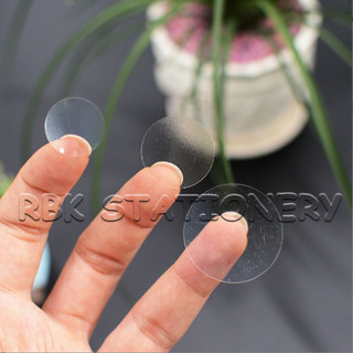สติ๊กเกอร์วงกลม สติ๊กเกอร์กันน้ำ ใส PVC ขนาด 13 16 19 25 32 …