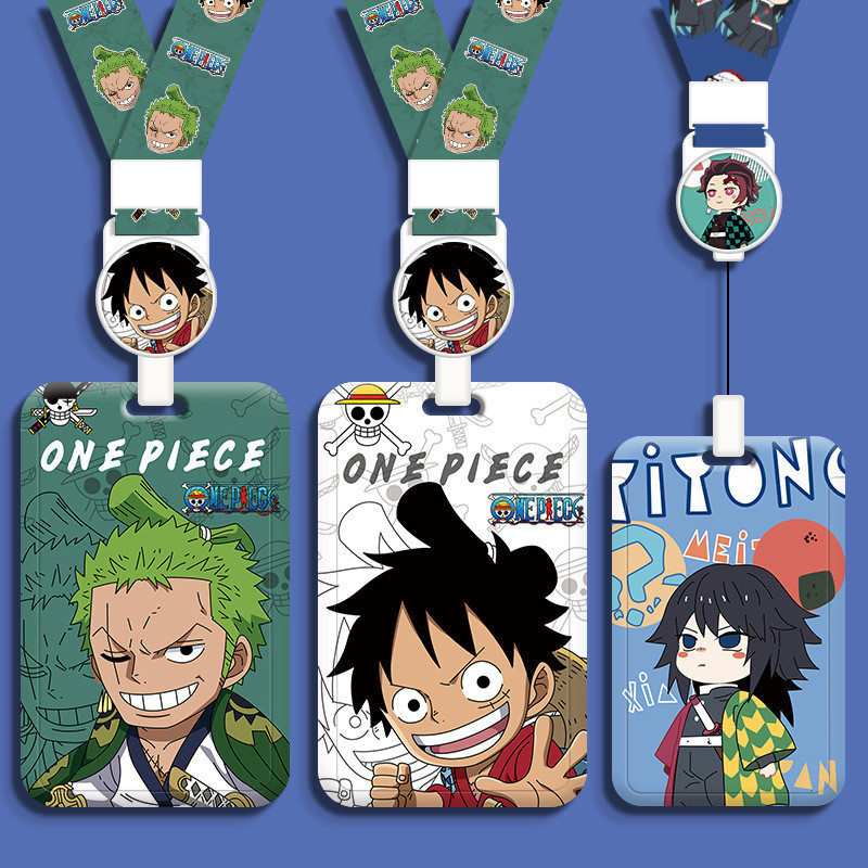 อะนิเมะ Tanjiro Retractable Card Holder น่ารัก Demon Slayer นักเรียน Card Holder One Piece ผู้ชายผู้หญิง Subway Bus Access Control การ์ดอาหารทํางาน ID Holder Luffy Zhuo Luogong ยี่ห้อ Badge Listing