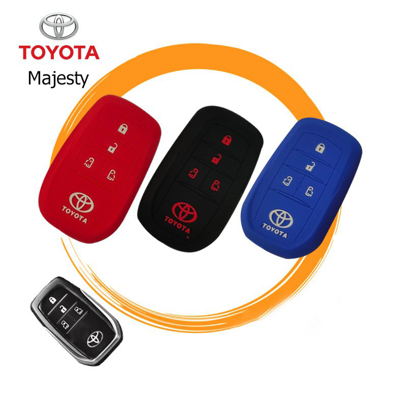 ซิลิโคนกุญแจ ปลอกกุญแจรถยนต์ รุ่นTOYOTA Majesty แบบ3ปุ่ม
