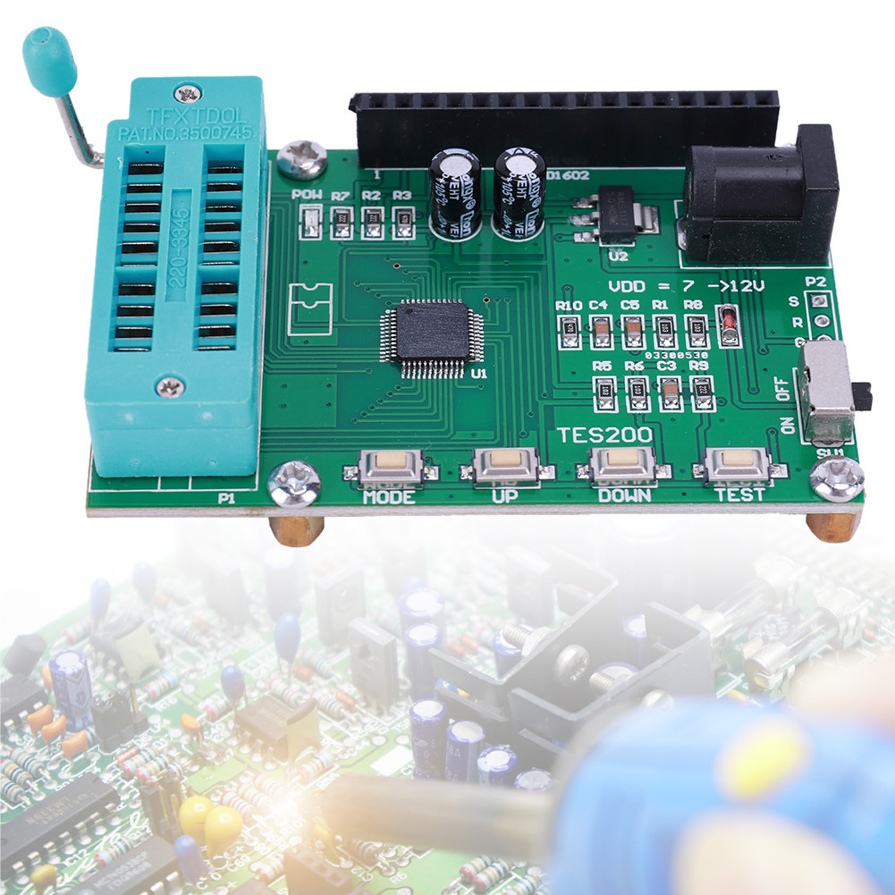 [aigoni.th ] Tes200 Integrated Circuit Tester IC Tester สําหรับ 74 40 45 lC Logic Gate Meter