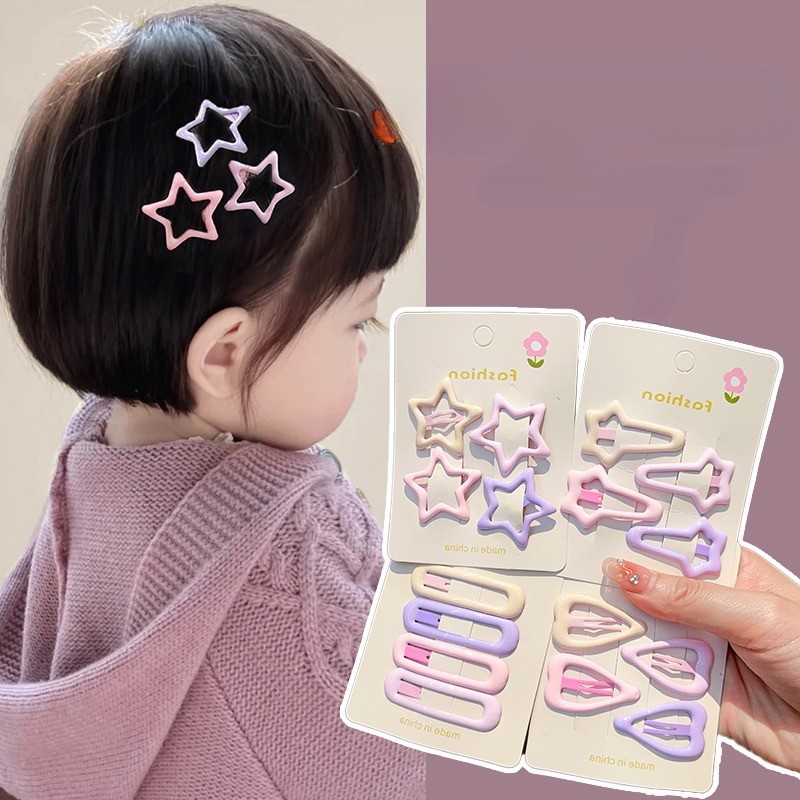 สาวหวาน 4 ชิ ้ นมินิน ่ ารัก BB คลิปผมกิ ๊ บคลิปด ้ านข ้ าง Bangs คลิปอุปกรณ ์ เสริมผม