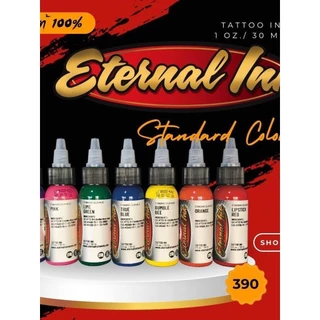 สีสัก Eternal ink เอเทอนอล 1ออนซ์ สีแท้100%