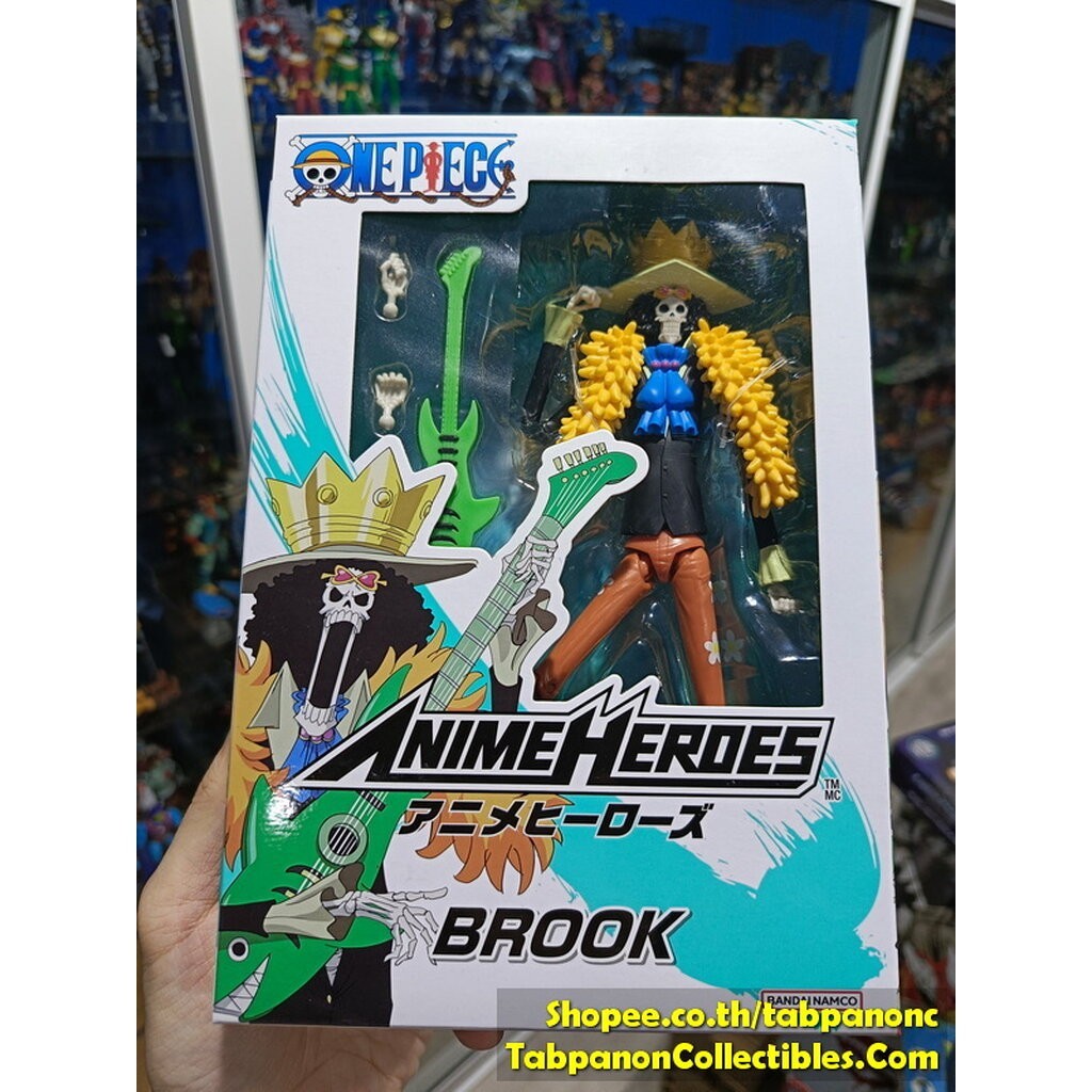 [2023.07] Bandai Anime Heroes One Piece Brook 6-inch Action Figure