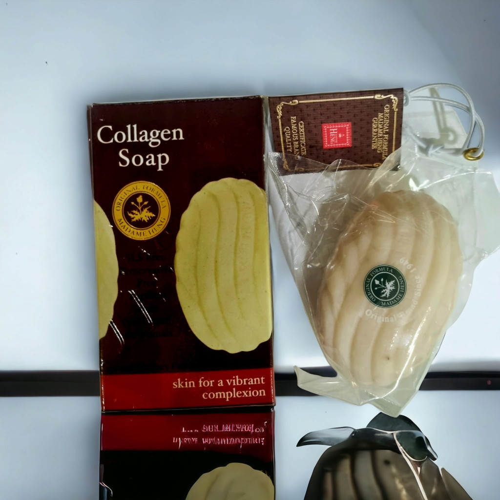 สบู่มาดามเฮง สบู่คอลลาเจน สูตรต้นตำรับมาดามเฮง Collagen soap 80 g./ก้อน