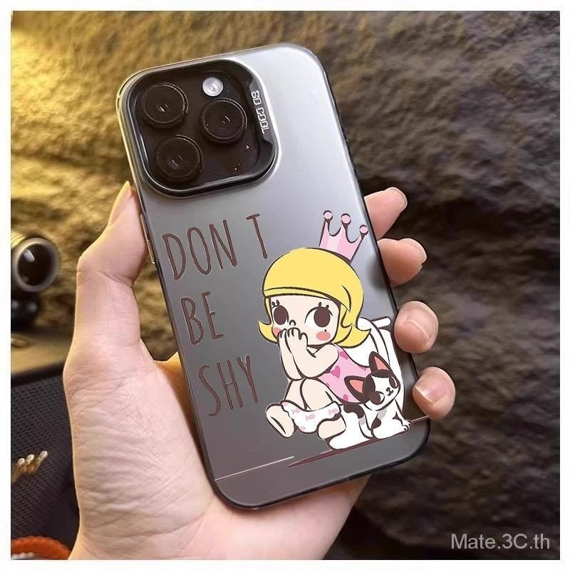 เคสโทรศัพท ์ Pop Mart เหมาะสําหรับ iPhone15pro เคสโทรศัพท ์ iPhone13pr12/xr Pop Mart High-End Feel Frosted 14plus Vitality Case 3OTR