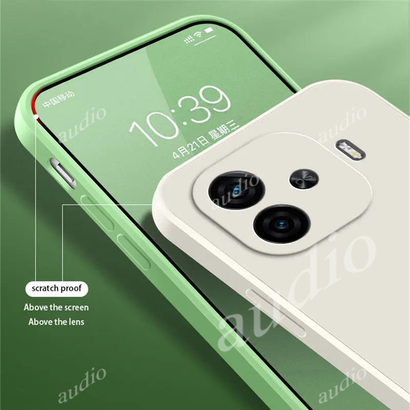 สําหรับ IQOO z9 z9X 5G 2024 Original Square ซิลิโคนเหลวสําหรับ IQOO z9 z9X Z 9 X 9x iQOOZ9/Z9x 5G กันกระแทก Original TPU ซิลิโคนเหลวโทรศัพท์ปกหลัง