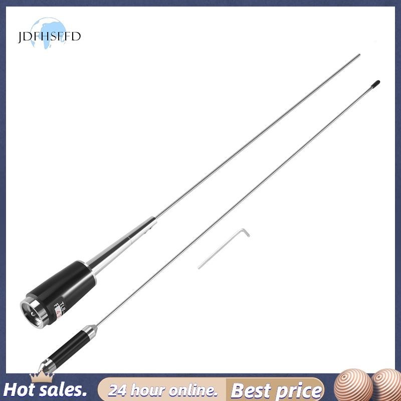 jdfhsffdDetails สีเงินใหม่ UHF SL-16 -259 เสาอากาศวิทยุรถยนต์มือถือ