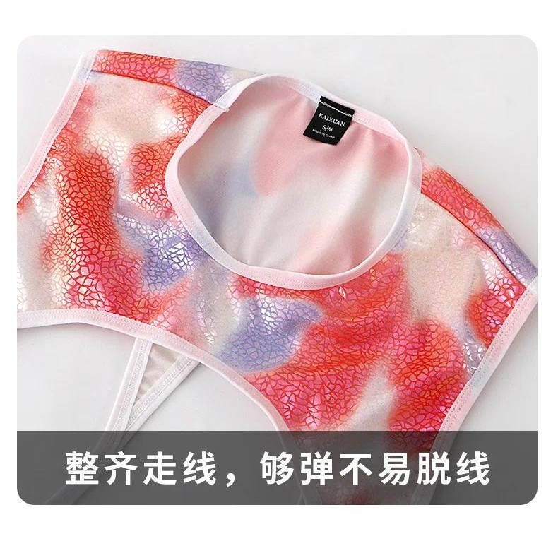 บอดี้สูทบุรุษทอง Leotard High Cut Tank Style Nylon Spandex Soft Thin Lingerie - รูปที่ 4