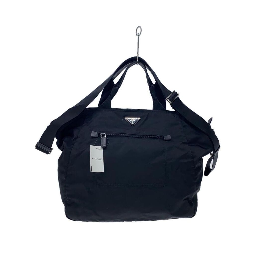 PRADA Shoulder Bag Nylon 2Way Black Direct from Japan Secondhand