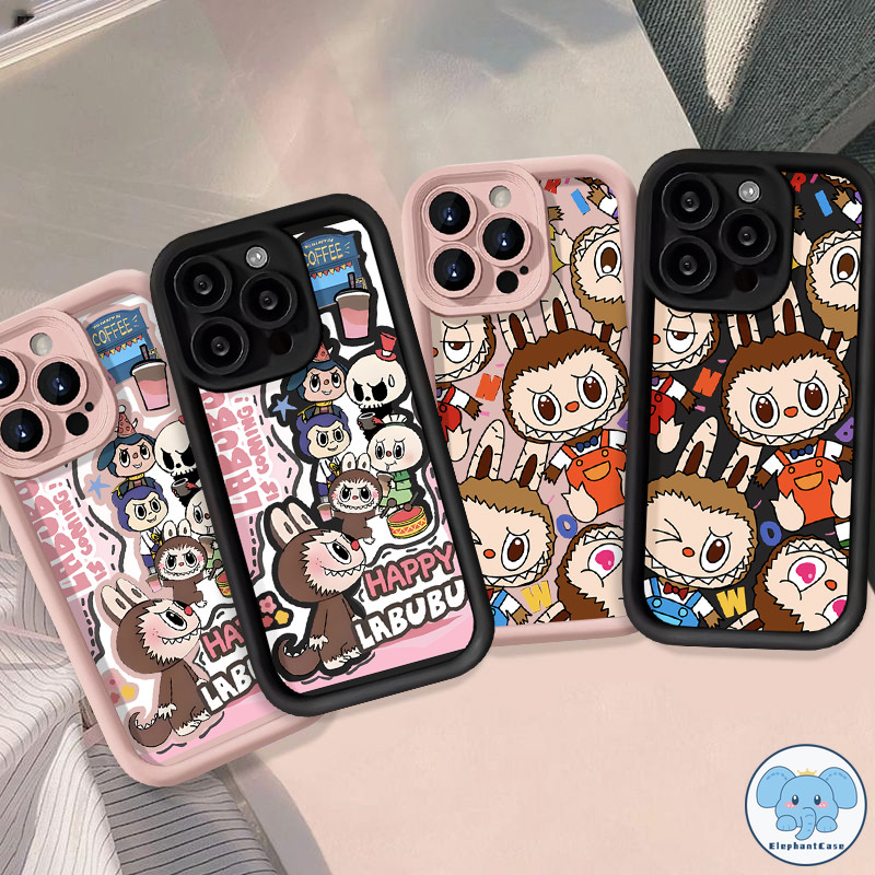 คู่รักการ์ตูนป๊อปมาร์ท Labubu Samsung A13 A24 A05 A05s A54 A14 A03 A25 A50 A03s A15 A34 A12 A23 A32 A52 A02s A53