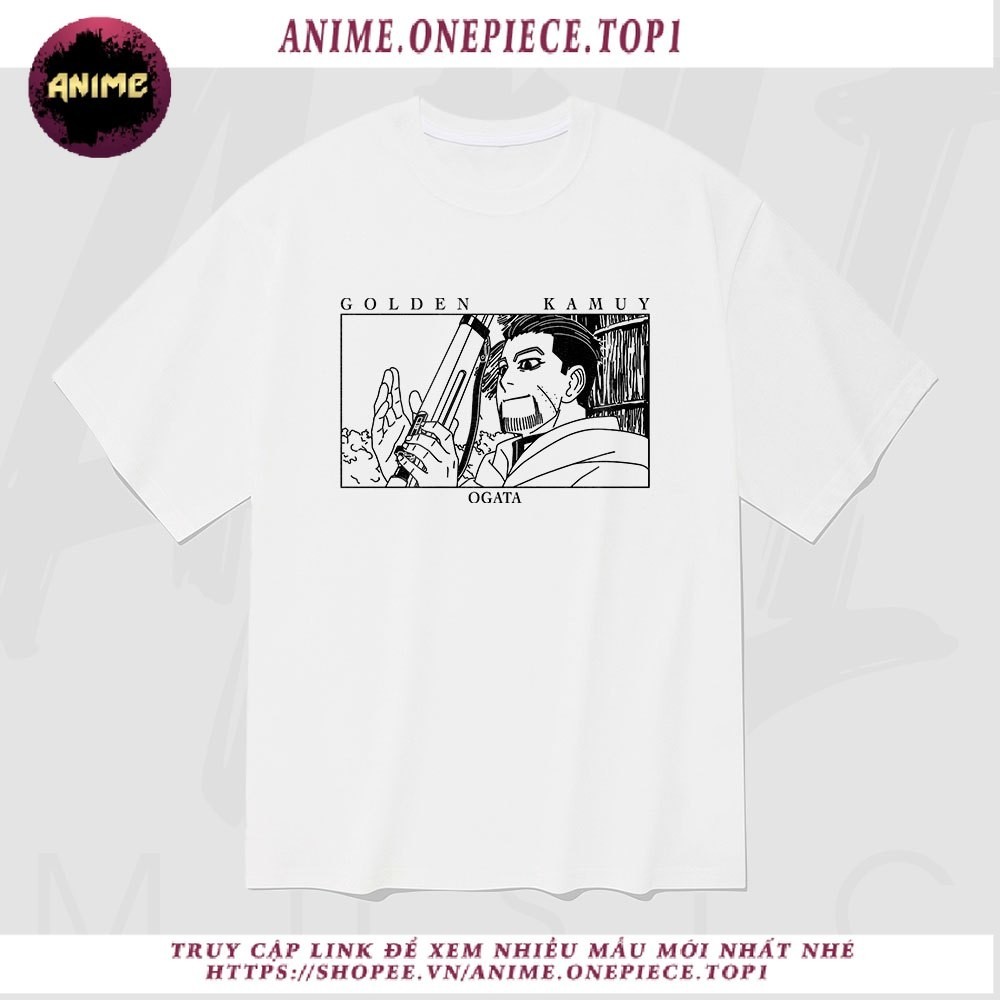 เสื้อยืดโอเวอร์ไซส์ Golden Kamuy Ogata สําหรับทุกเพศ ผ้าฝ้าย 100% แขนสั้น