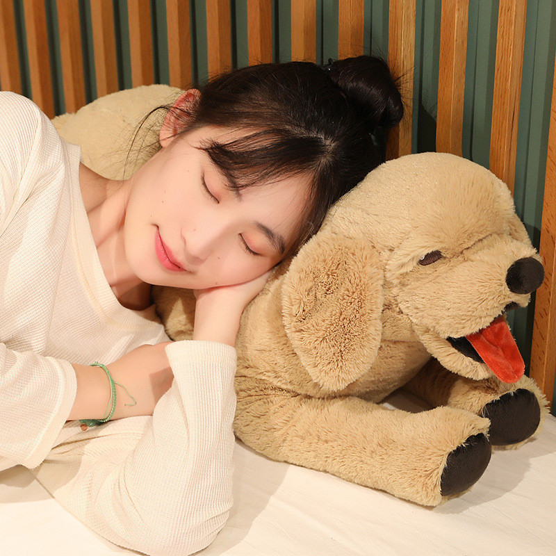 B16 ตุ๊กตาลาบราดอร์ สุนัขตุ๊กตาน่ารัก ของเล่นเด็ก งานจริงน่ารัก  สินค้าพร้อมส่ง