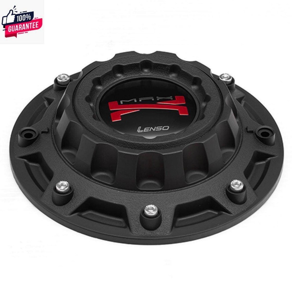 ฝาครอดุมล้อ Lenso genuine โลโก้ MAX-X สีดำด้าน สำหรั MAX-X08 1 ชิ้น ฝาครอล้อแม็กซ์ รถกระะ MAX-X